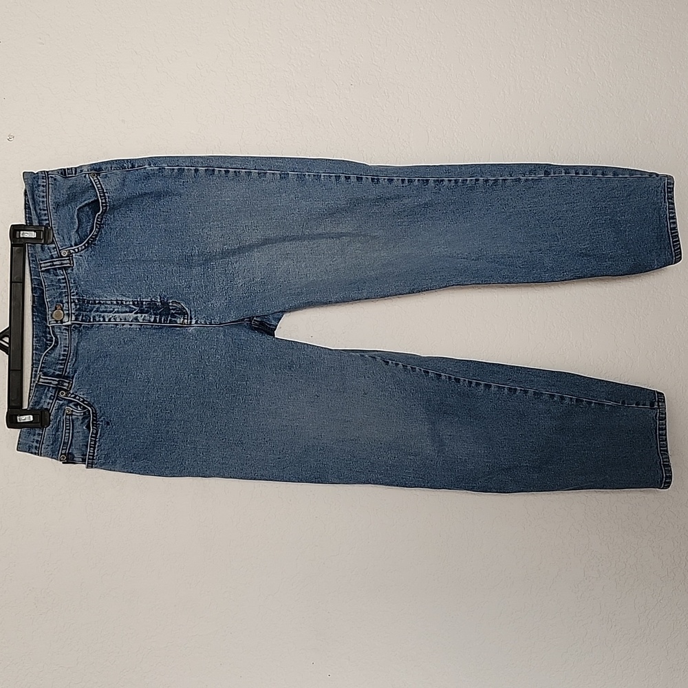 Vintage High Waisted Mom Jeans Ralph Lauren Denim Light Wash 14 90's 80's